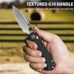 NedFoss COUGAR Wharncliffe Folding Pocket Knife