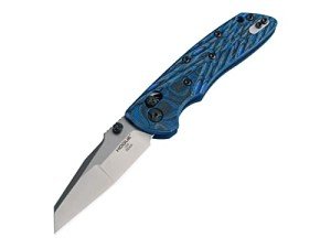 Hogue 3.25" Modified Wharncliffe Blade Folding Knife, Blue