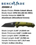 Benchmade 290BK-2 Immunity Woodland Green Pocket Knife