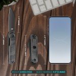 Kizer Klipper EDC Pocket Knife with Micarta Handle