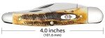 Case XX Seahorse Whittler 6.5" Bone Stag Knife
