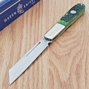 Queen Barlow Wharncliffe Folding Knife with Bone Handle