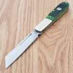 Queen Barlow Wharncliffe Folding Knife with Bone Handle