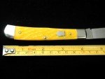 Cooper Cutlery Yellow Jig Wharncliffe Trapper Knife