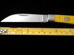 Cooper Cutlery Yellow Jig Wharncliffe Trapper Knife