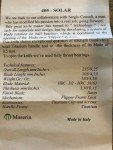 Maserin 405 Solar - Award-Winning Knife