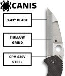 Spyderco Canis 3.43" Wharncliffe Folding Knife