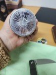 Jack Wolf Knives Smooth Back Titanium Slip Joint