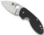 Spyderco Insistent Folding Knife Black G10 Handles