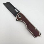 Brian Brown Yeager M Folder - Titanium & Micarta