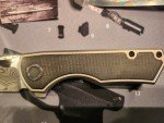 Brian Brown Yeager Knife with Damasteel Blade