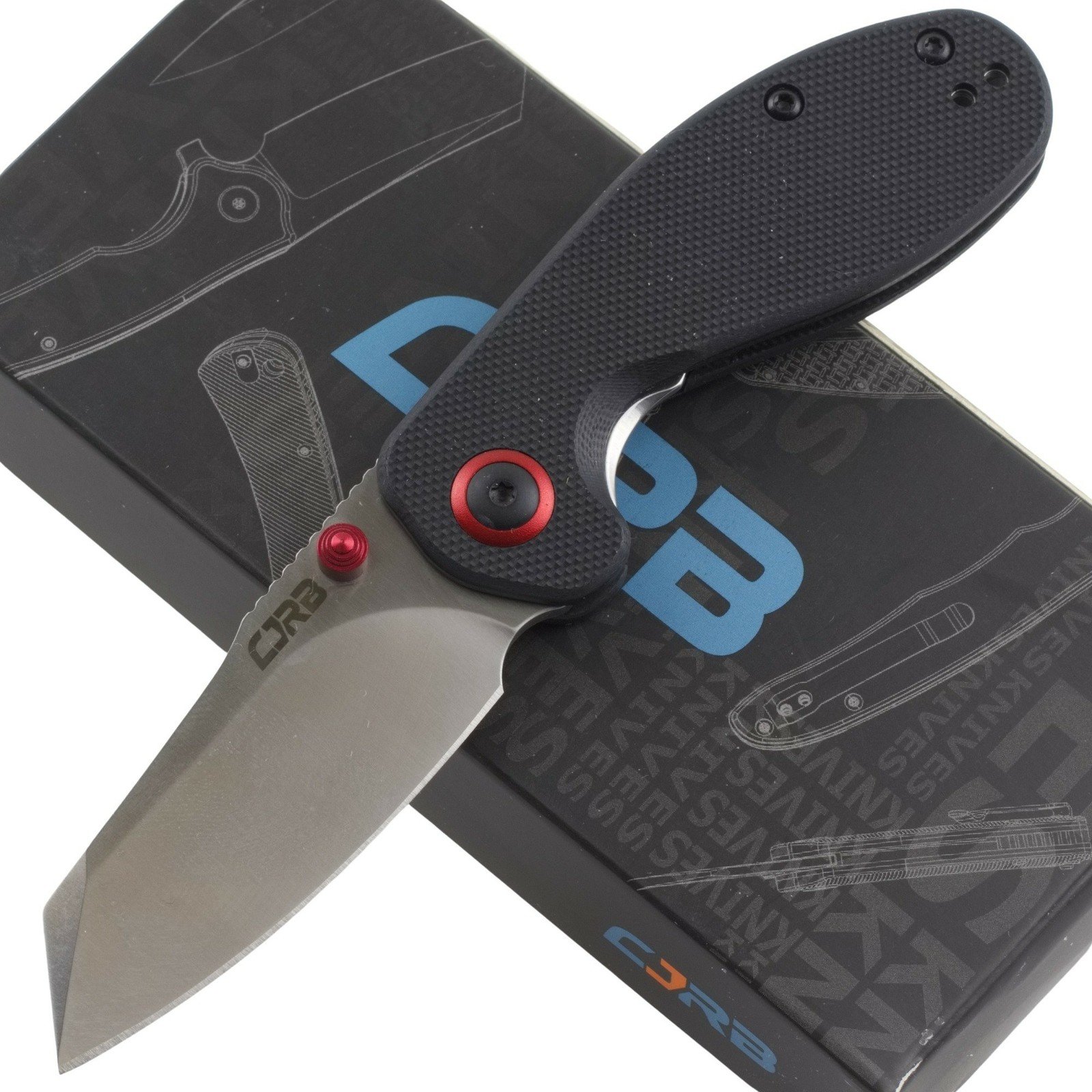 CJRB Maileah Wharncliffe Folding Knife with Pocket Clip