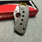 Spyderco McBee Titanium Wharncliffe Knife C236TIP