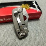 Spyderco McBee Titanium Wharncliffe Knife C236TIP