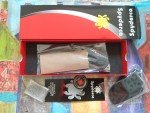 Spyderco Swick 5 Serrated Wharncliffe Knife, Black Handle