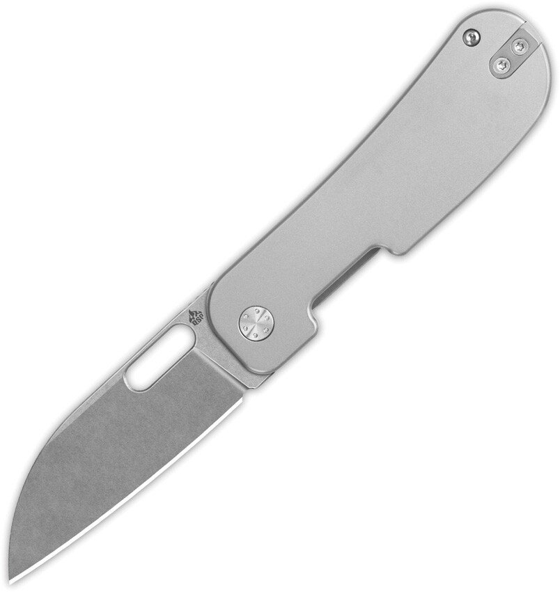 QSP Folding Gray Titanium Pocket Knife 14C28N