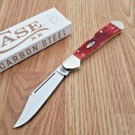 Case XX Peach Seed Folding Knife - Jigged Bone Handle