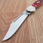Case XX Peach Seed Folding Knife - Jigged Bone Handle