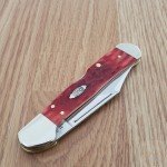 Case XX Peach Seed Folding Knife - Jigged Bone Handle