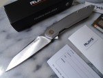 RUIKE Wharncliffe Thin Pocket Knife with Ball Bearings