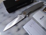 RUIKE Wharncliffe Thin Pocket Knife with Ball Bearings