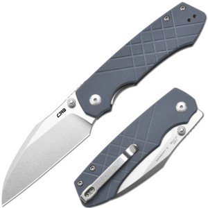 CJRB Kestrel Folding Knife with Blue G10 Handle
