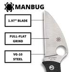 Spyderco Manbug Wharncliffe Lightweight VG-10 Knife