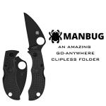 Spyderco Manbug Wharncliffe Folding Pocket Knife