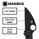 Spyderco Manbug Wharncliffe Folding Pocket Knife