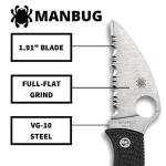 Spyderco Manbug Wharncliffe Folding Pocket Knife