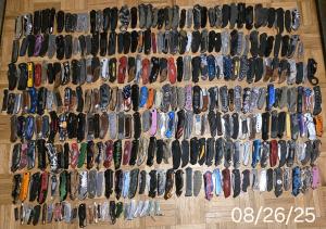 TSA Confiscated Folding Tactical EDC Knife Grab Bag