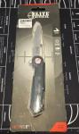 Tactical Ball Bearing Wharncliffe Pocket Knife D2 Steel
