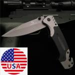 9" Tactical Spring-Assisted Folding Survival Knife