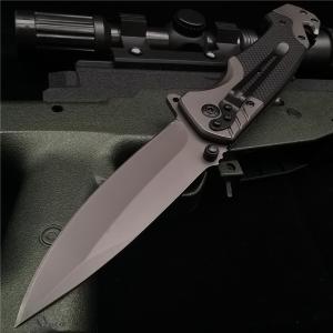 9" Spring-Assist Wharncliffe Folding Survival Knife