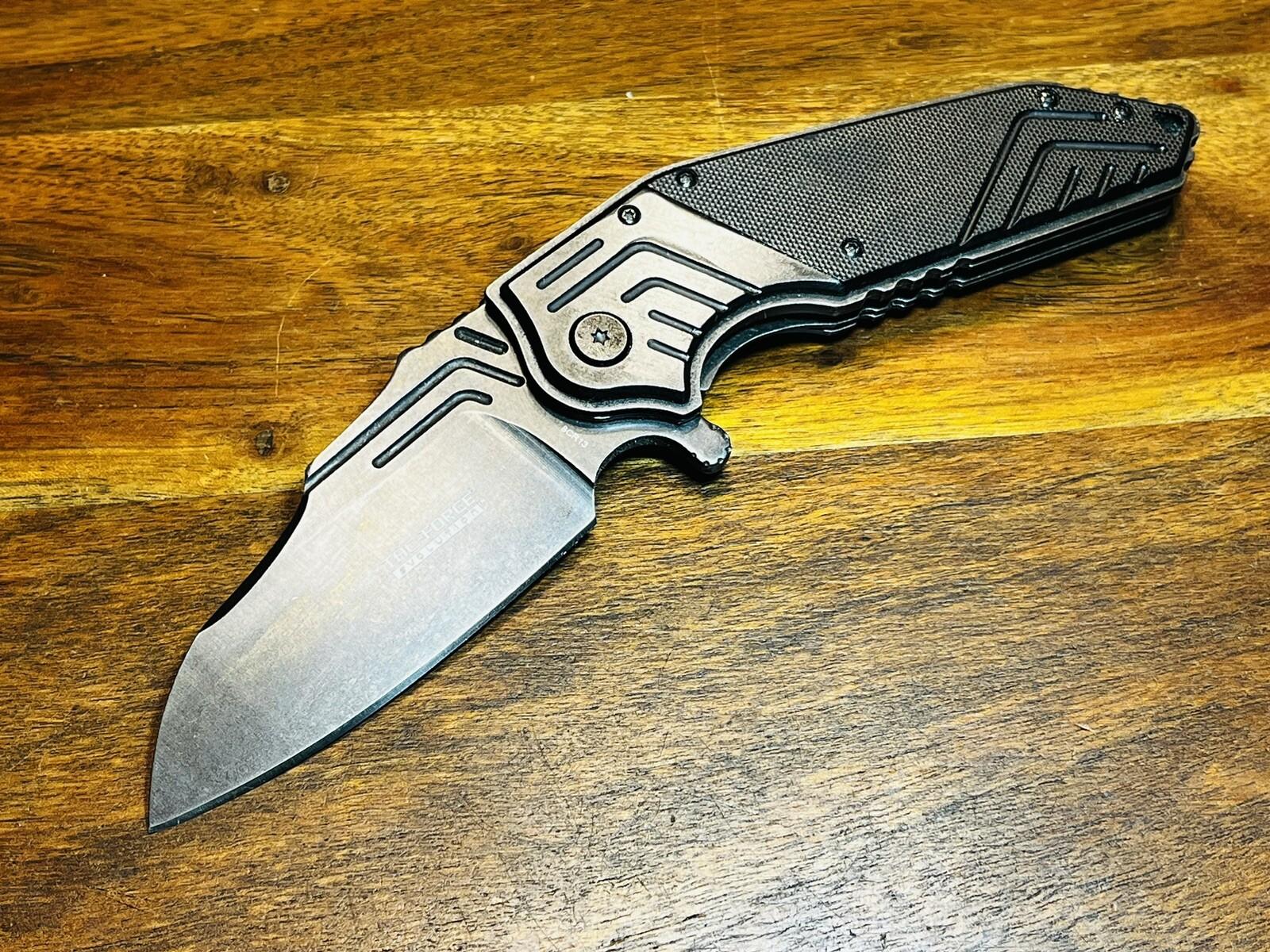 TAC FORCE Evolution Wharncliffe Spring Assisted Knife