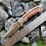 Sharp Tactical Folding Wharncliffe Knife for Outdoors