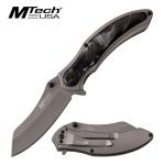 Mtech USA Tinite Wharncliffe Spring Assisted Tactical Pocket Knife Gray / Black