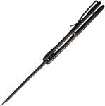 Viking Tactics RekkeR Framelock Blk Titanium Folding CPM-20CV Pocket Knife ACG1