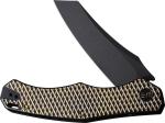 Viking Tactics RekkeR Framelock Gold Titanium Folding CPM-20CV Pocket Knife ACG3