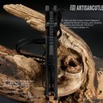 ARTISANCUTLERY Tactical Knife Proponent (1820P) D2 Steel Black PVD Blade Blac...