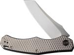 Viking Tactics RekkeR Framelock Gray Titanium Folding CPM-20CV Pocket Knife ACG2