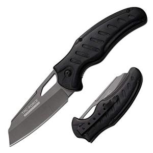 Tac Force Evolution - Spring Assisted Folding Pocket Knife - Wharncliffe Blade with Black G10 Handle and Pocket Clip - TFE-A015-BK
