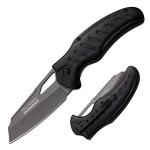 Tac Force Evolution - Spring Assisted Folding Pocket Knife - Wharncliffe Blade with Black G10 Handle and Pocket Clip - TFE-A015-BK