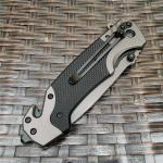 Military Spring Assisted Open Knife Tactical Rescue Pocket Hunting Combat Knives
