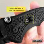 8" Pocket Knife 440 Stainless Steel Blade Tactical Knife Survival Knife