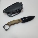 9" Full Tang Tactical Knife ABS Swivel Sheath Survival Hunting Stainless