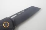 Black Tactica K.100 EDC Folder Pocket Knife Wharncliffe Manual Tactical Blade