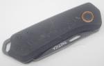 Black Tactica K.100 EDC Folder Pocket Knife Wharncliffe Manual Tactical Blade