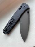 Asher Nomad Custom Knife - S90V, Blue Aluminum