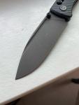 Asher Nomad Custom Knife - S90V, Blue Aluminum